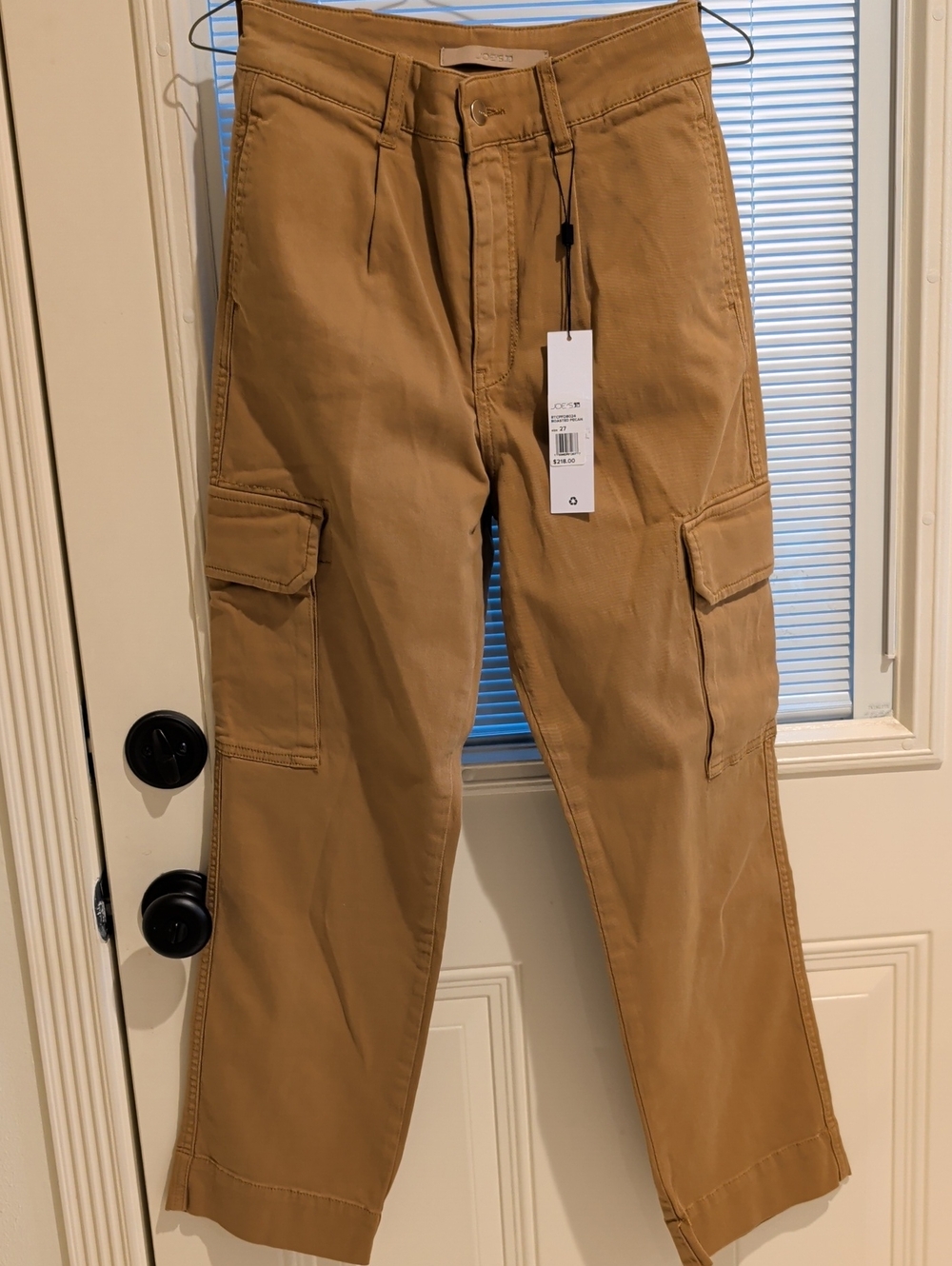 joe's Roasted Pecan Woman Cargo Pants in Tan - Size 27